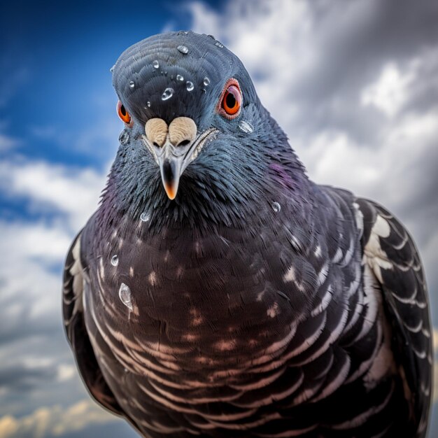 Pigeon wildlife photography hdr 4k