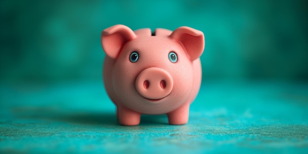 Piggy bank com moedas finanças e serviços bancários poupar dinheiro plano de investimento crise financeira