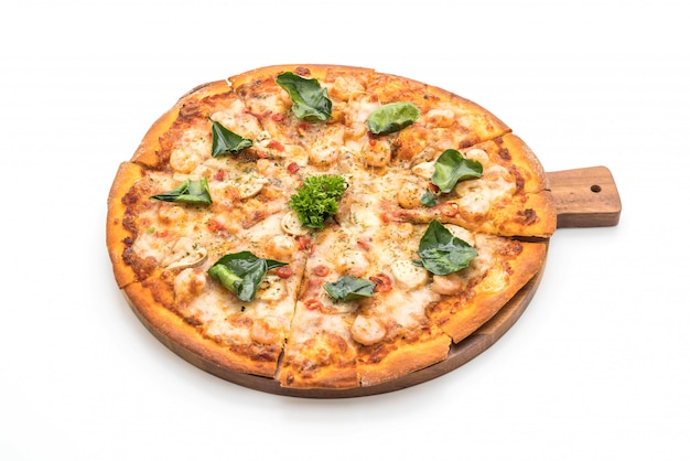 pikante Garnelen (Tom Yum) Pizza