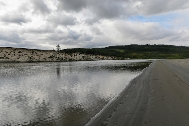 Pike-Fluss auf der Jamal-Halbinsel