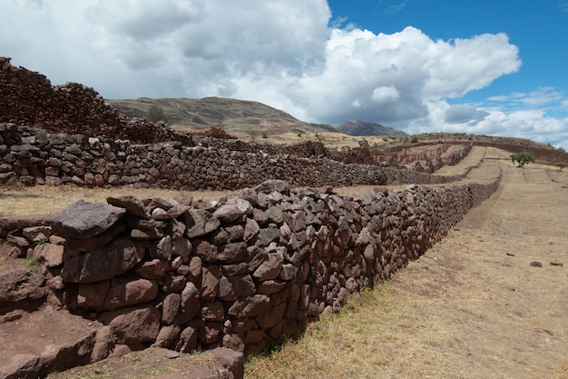 Pikillaqta archäologischer Park Lucre Quispicanchi Provinz Cusco Abteilung Peru