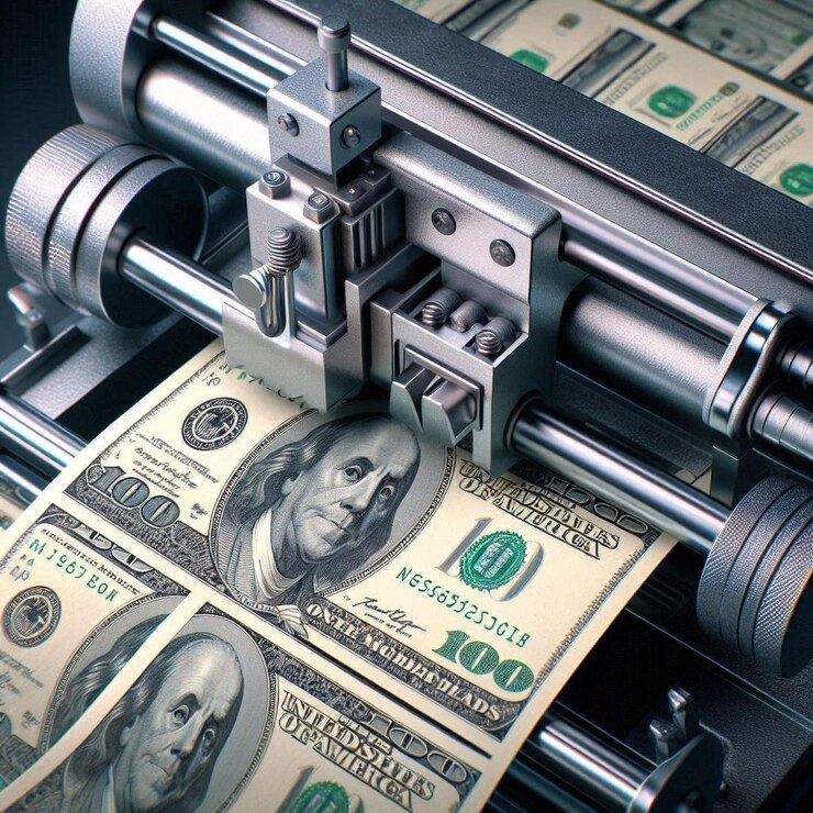 Una pila de billetes de un dólar Impresión de billetes monetarios de un dólar estadounidense