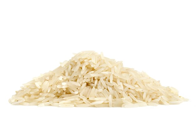 Pila de arroz basmati