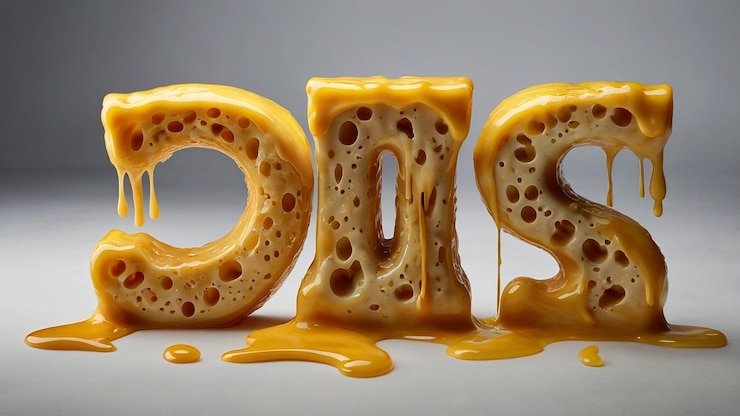 Foto una pila de panqueques con la palabra "o" en ellos