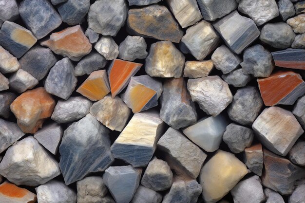 Una pila de piedras como fondo Imagen de primer plano