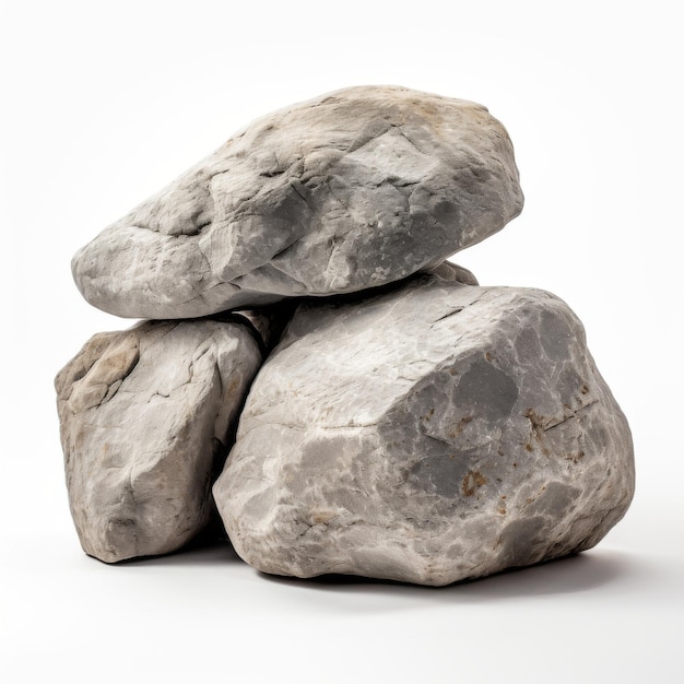 Foto una pila de piedras