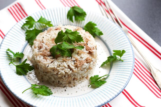 el pilaf de arroz