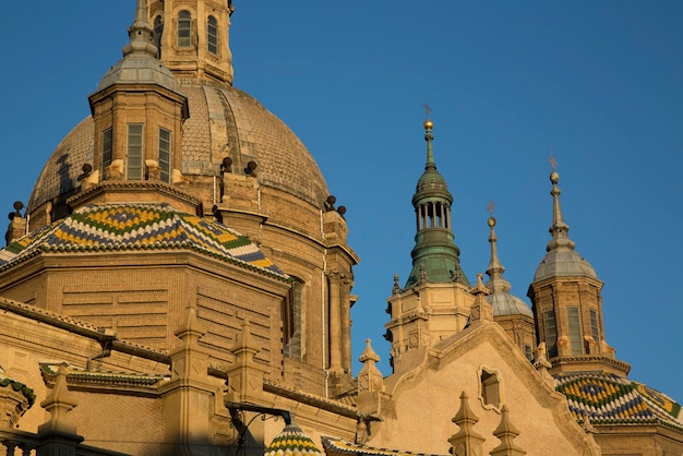 Pilar-Basilika-Kathedralen-Kirche in Saragossa, Spanien