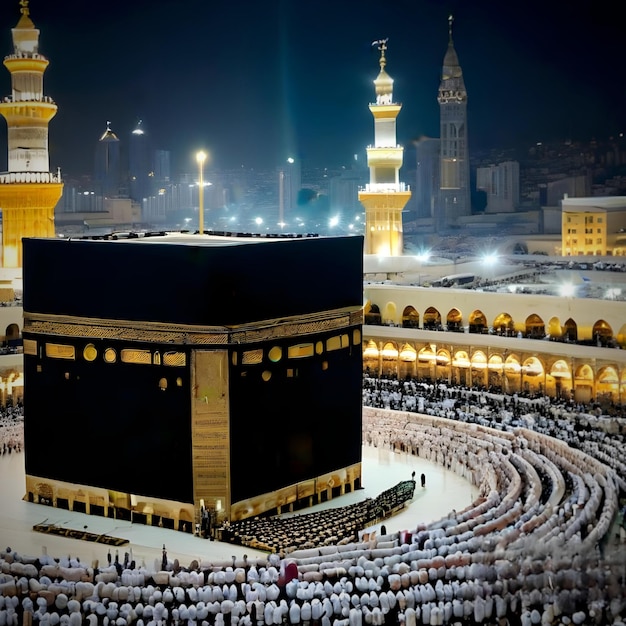 Pilger beten in der Kaaba