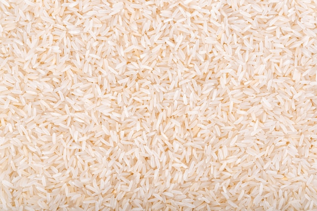 Pilha de fundo de arroz branco