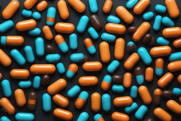 Pillen und Tabletten Medizin
