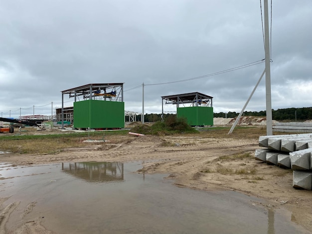 Pilotes de hormigón armado para la cimentación del edificio Materiales para la construcción