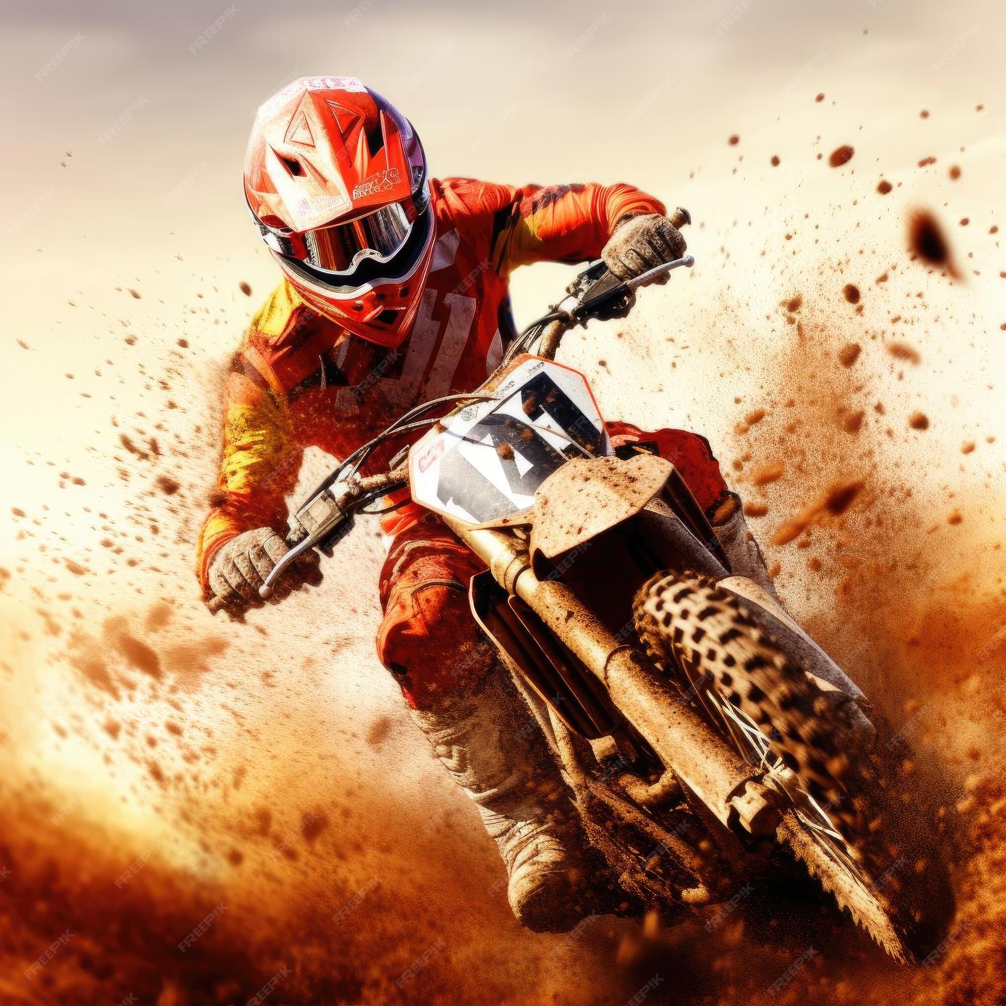 Foto de Motocross Corrida e mais fotos de stock de Motocross - Motocross,  Virar, Adulto - iStock