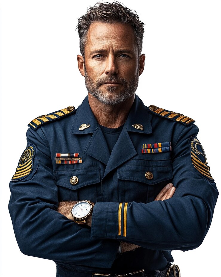El piloto profesional se prepara para una misión de vuelo