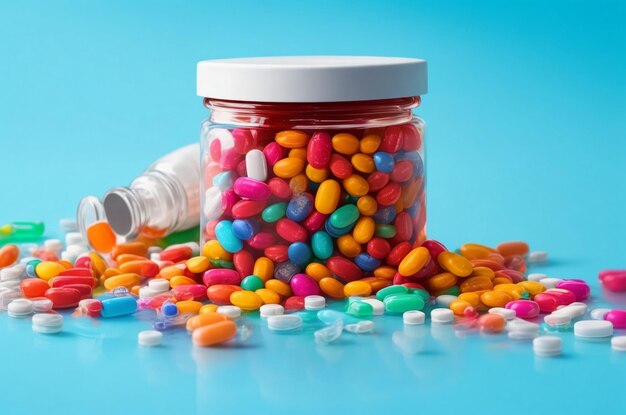 Pílulas coloridas