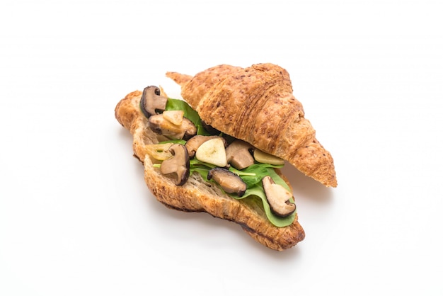 Pilz-Croissant-Sandwich