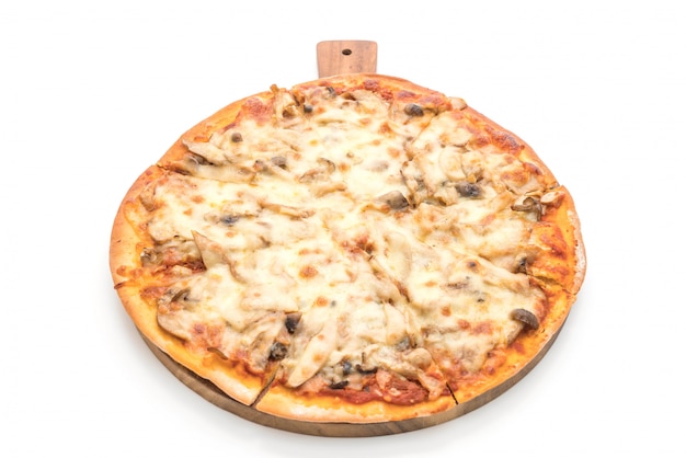 Pilzpizza mit Miso-Sauce