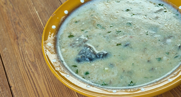 Foto pilzsuppe deutsche champignoncremesuppe