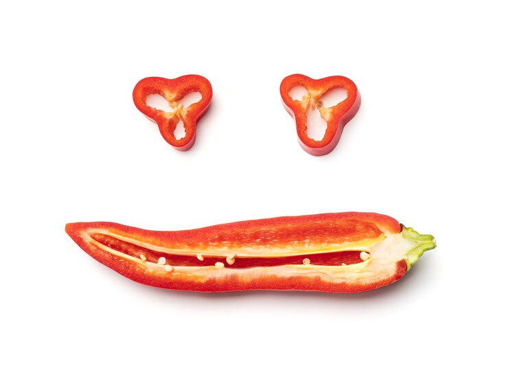 Foto pimenta em branco