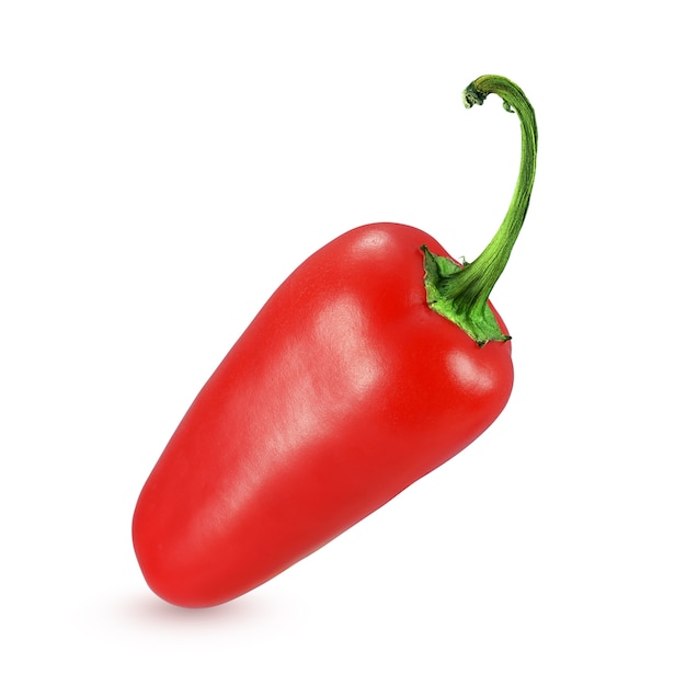 Pimenta jalapeño mexicana vermelha isolada