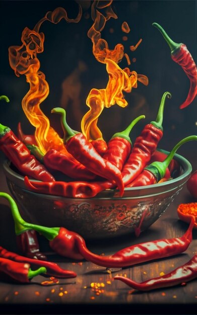 Foto pimenta quente