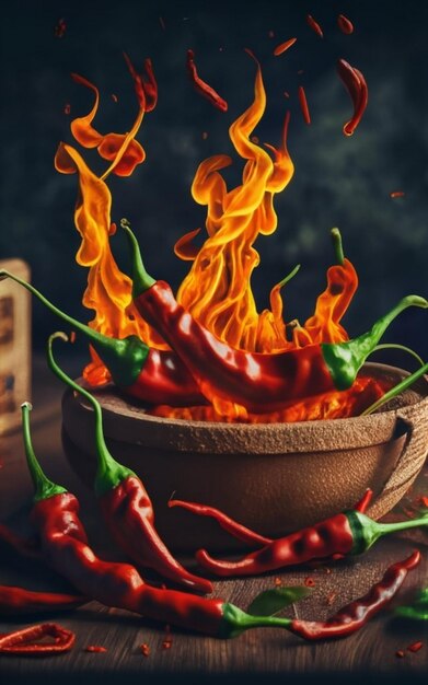 Foto pimenta quente