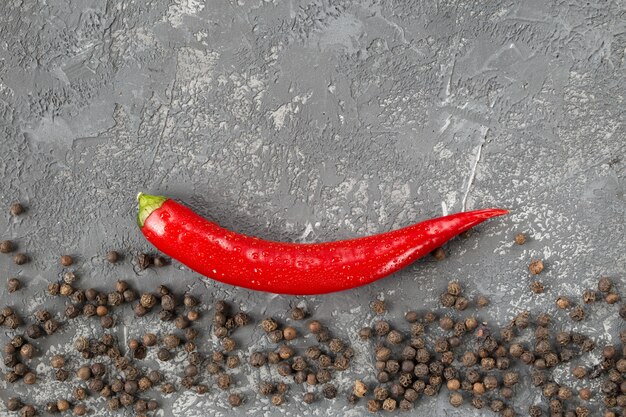 Pimienta De Chile Y Pimienta En Piedra