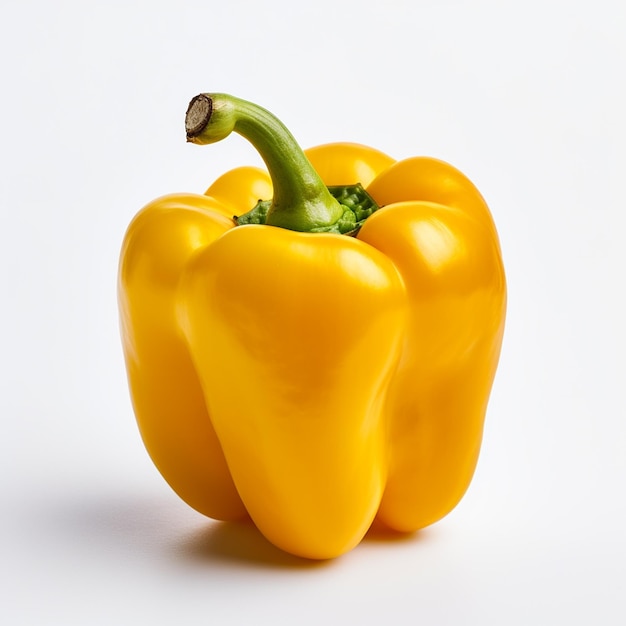 Foto un pimiento amarillo de calidad