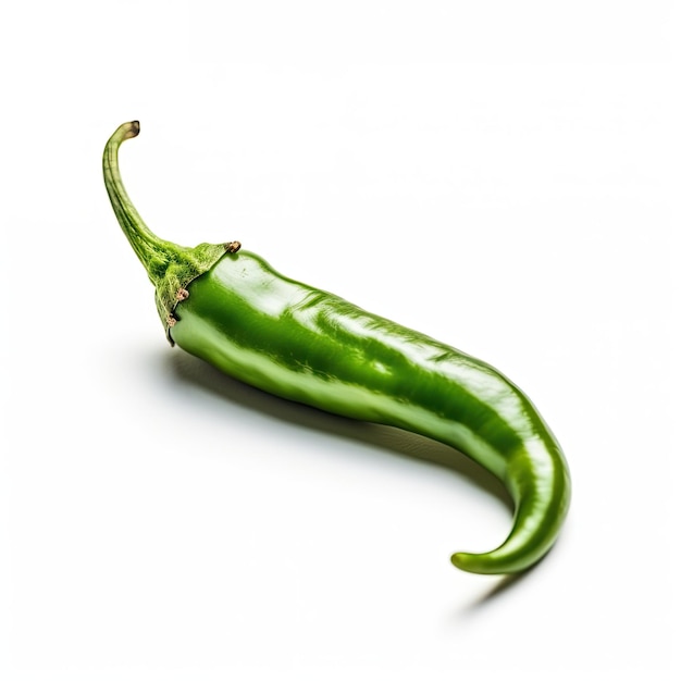 un pimiento verde