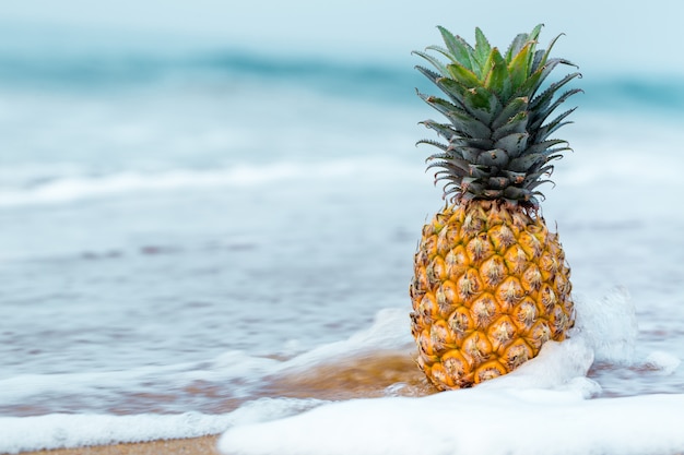 Piña en agua