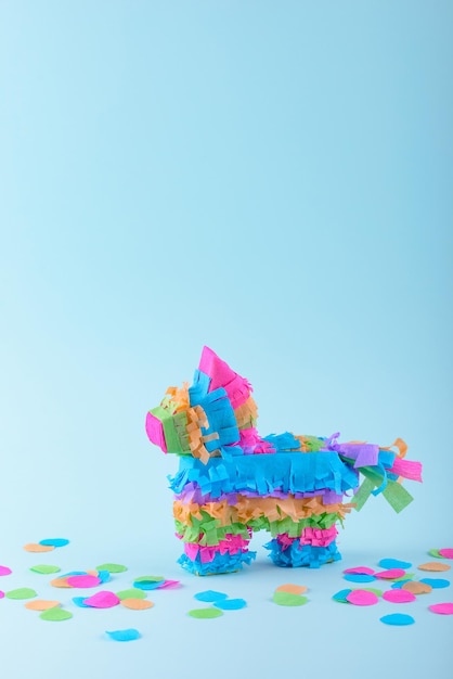 Piñata mexicana tradicional en forma de burro