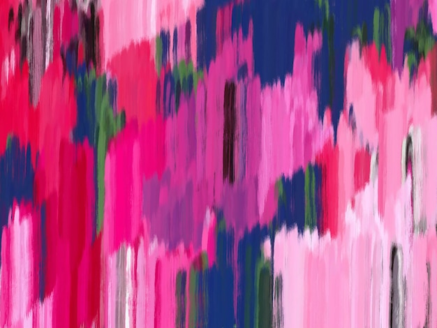 Pincel de linha de fundo de arte abstrata colorido rosa