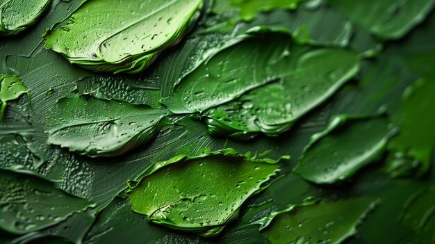 Foto las pinceladas verdes con textura sin costuras