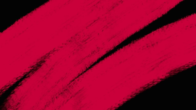 Pinceles rojos abstractos de movimiento, fondo colorido grunge. Estilo de ilustración 3d elegante y de lujo para plantilla hipster y acuarela