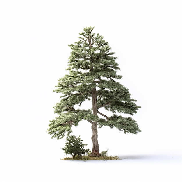 Pine Tree Clip Art com fundo branco