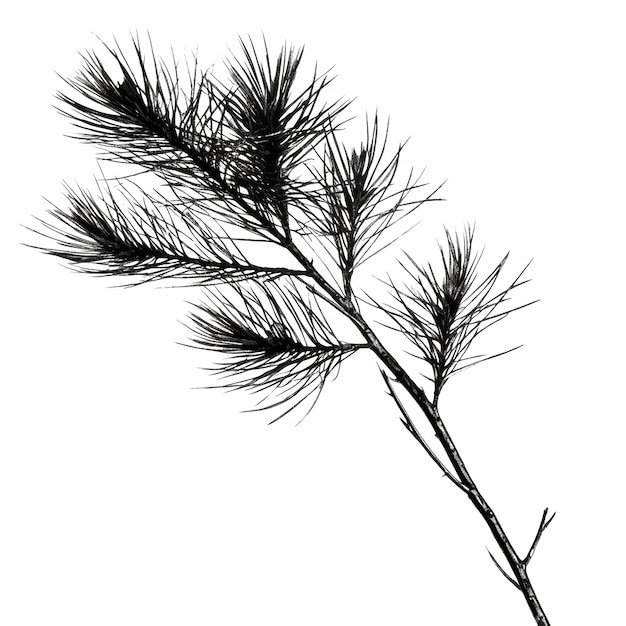 Pine Tree Clip Art con fondo blanco