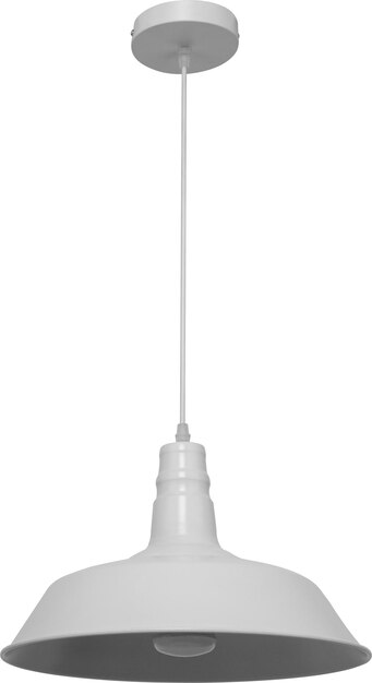 Pingente de luz isolado no fundo branco Candelabro moderno isolado no fundo