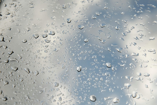 Foto pingos de chuva em uma janela