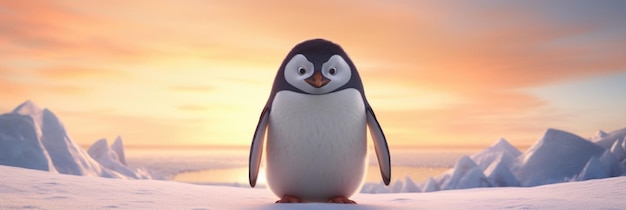 Pinguim bonito.