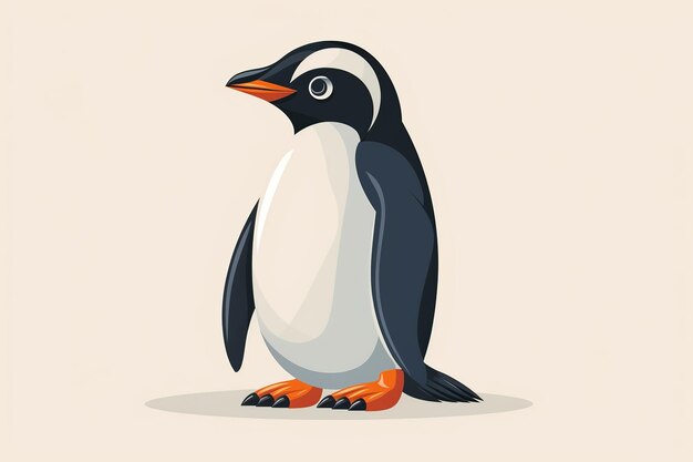 Pinguim caprichoso da natureza