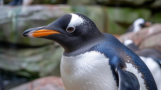 Foto pinguim personalidade hd 8k papel de parede imagem fotográfica de estoque