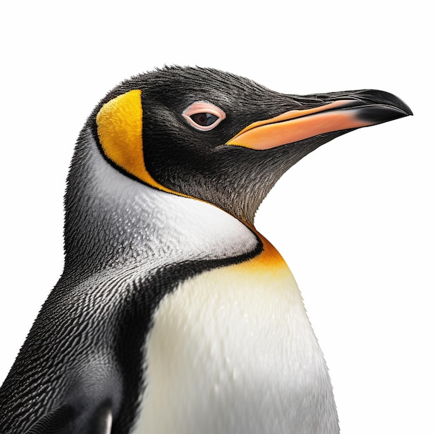 Pinguin auf weißem Hintergrund