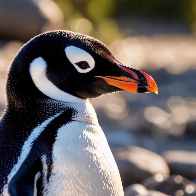 Pinguine Wildtiere, die in der Natur leben, Teil des Ökosystems