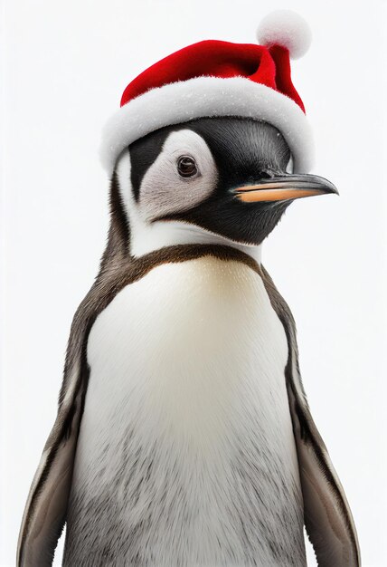 Pingüino de Navidad IA generativa