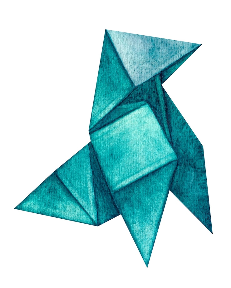 Foto el pingüino del origami