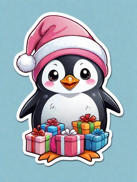 Los pingüinos de Navidad.