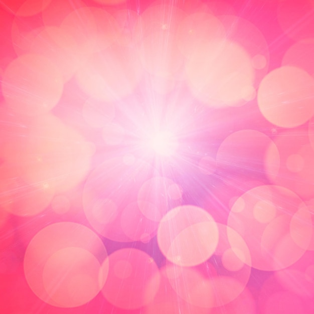 Pink bokeh quadratischer Hintergrund für Banner-Poster-Werbungsfeiern und verschiedene Design-Werke