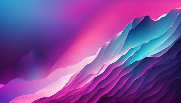 Pink Gradient Background Eine beruhigende Mischung aus weichen und lebendigen Rosatönen Generative ai