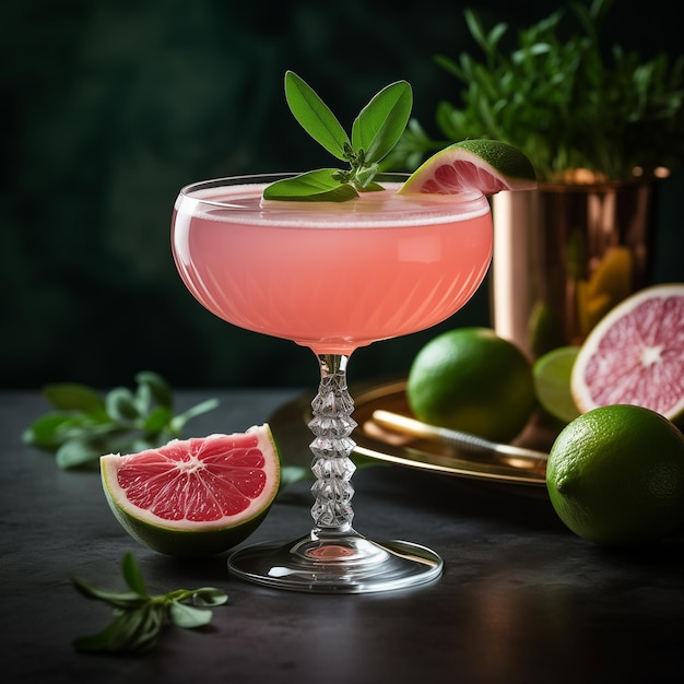 Pink grapefruit blush gimlet Grapefruit gimlet é um giro revigorante no coquetel tradicional