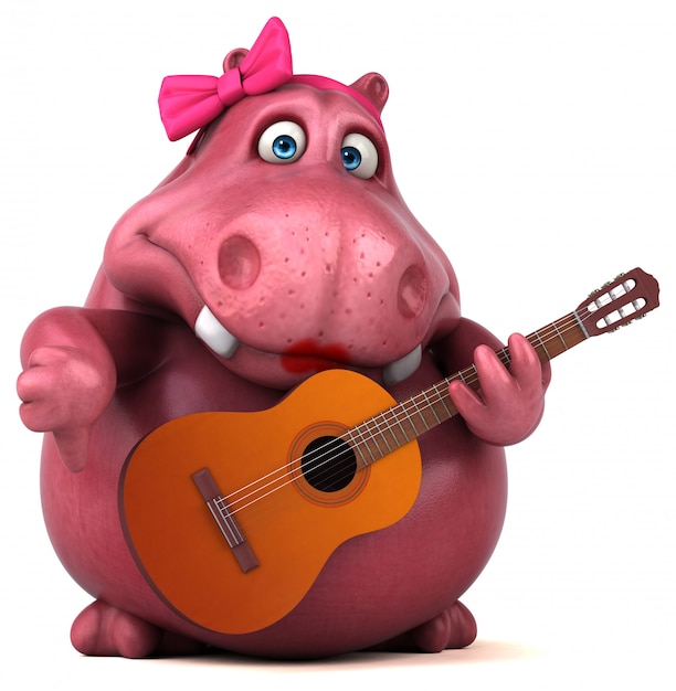 Pink Hippo Animation